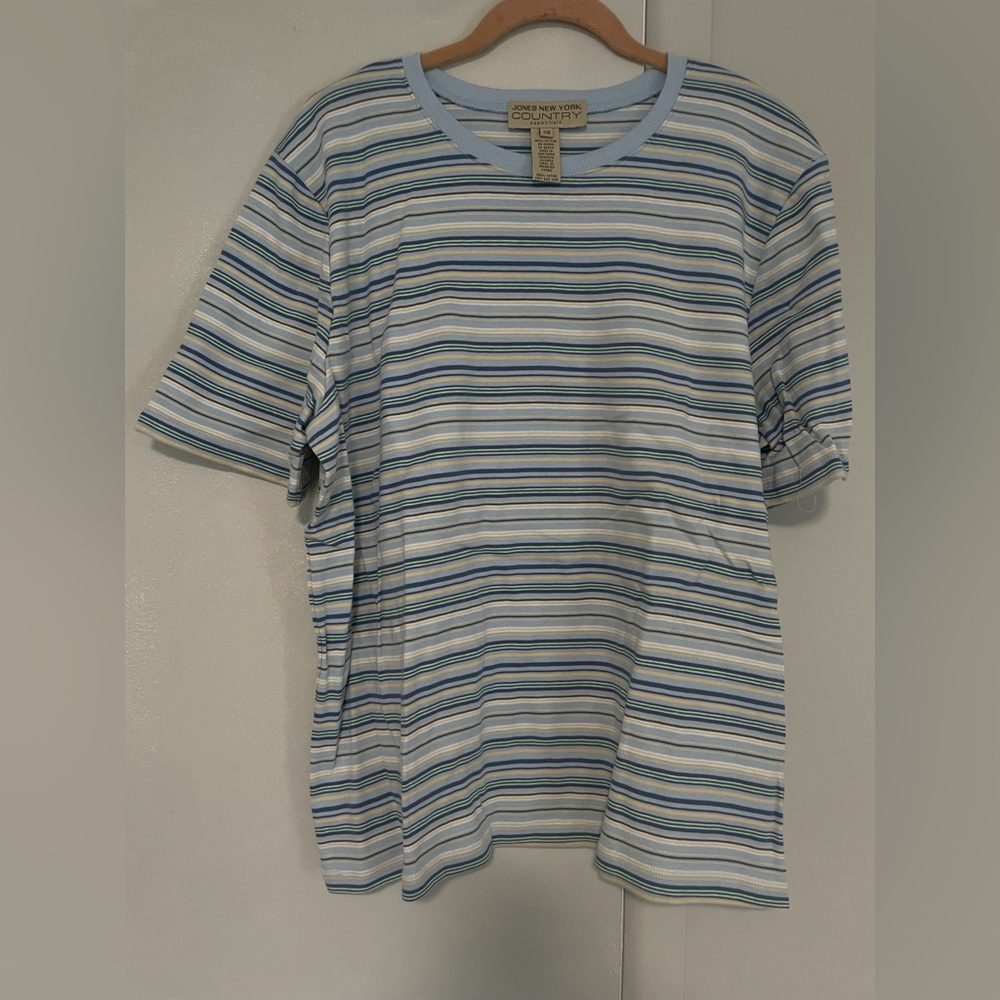 Vintage Jones New York Country Essentials Striped Tee
